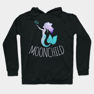 Moonchild cancer zodiac mermaid Hoodie